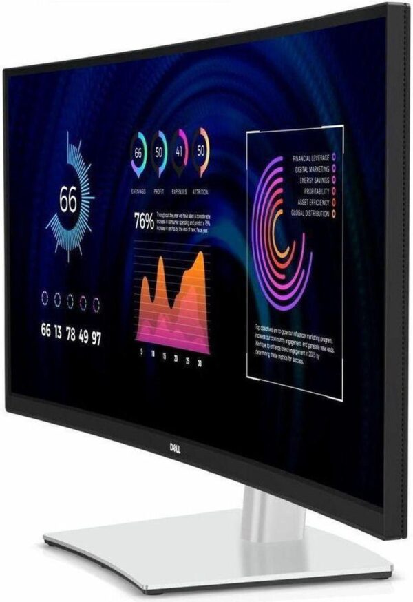 Dell P3424WE 34.1" UW-QHD Curved Screen LED Monitor - 21:9 - 34" Class - IPS Technology - Edge WLED Backlight - 3440 x 1440 - Image 7